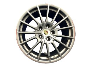 2010-2016 Porsche Panamera 20x11.5 15-Spoke Magnesium Finish Alloy Wheel (Used OEM)