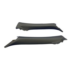 2011-2015 Audi R8 Black Interior A-Pillar Trim Cover Panel Set - Front (Used OEM)