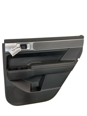 2024-2025 Hyundai Santa Fe Black Door Interior Trim Panel - Rear, Right (Passenger) (Used OEM)