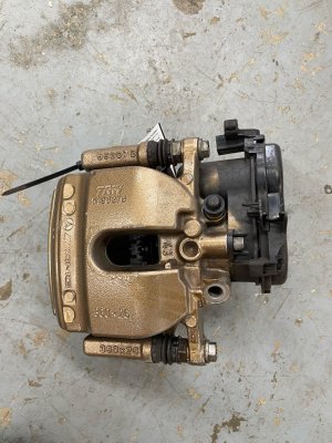 2019-2022 Mercedes-Benz AMG GT 53 Silver Disc Brake Caliper - Rear, Left (Driver) (Used OEM)