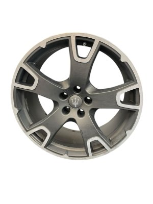 2017-2024 Maserati Levante Gray 20x9 5-Spoke Gray/Silver Alloy Wheel (Used OEM)