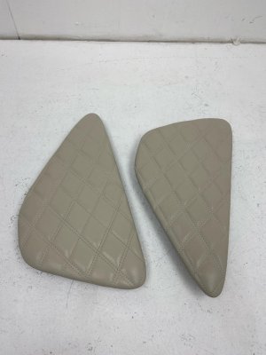 2021-2024 Genesis GV80 Leatherette Wrapped Center Console Side Trim Panel Set (Used OEM)