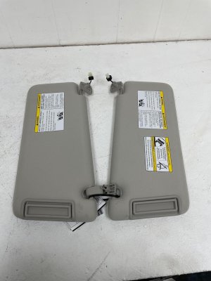 2011-2013 INFINITI QX56 Illuminated Sun Visor with Mirror - Front, Right (Passenger) (Used OEM)