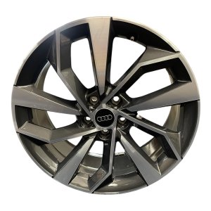 2018-2024 Audi SQ5 Black 19x8 5-Split-Spoke Machined Charcoal Alloy Wheel (Used OEM)