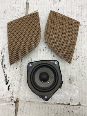 2012-2019 Porsche Cayenne Dashboard Instrument Panel Speaker Set with Trim Cover (Used OEM)