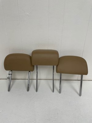 2020-2024 Audi Q7 Beige Seat Headrest Set of 3 - Rear, Right (Passenger) (Used OEM)