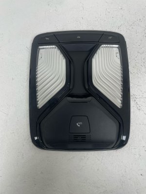 2018-2023 BMW M5 Aragon Brown Overhead Roof Console with Dome Light (Used OEM)
