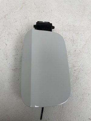 2007-2013 BMW X5 White Fuel Filler Door with Pocket (Used OEM)
