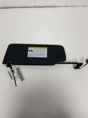 2022-2025 Volkswagen GTI Black Sun Visor with Sunroof - Right (Passenger) (Used OEM)