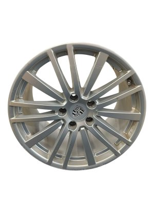 2017-2023 Porsche Panamera Silver 20x11.5 15-Spoke Silver Alloy Wheel - Rear (Used OEM)