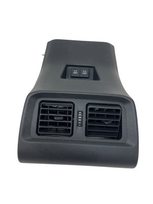 2021-2024 Toyota Venza Black Center Console Trim Panel with Air Vent Grille - Rear (Used OEM)