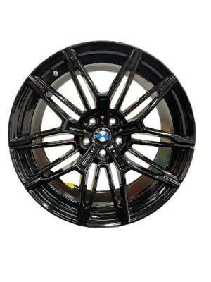 2023-2025 BMW M2 Black 19x9.5 10-Spoke Gloss Black Alloy Wheel - Front (Used OEM)