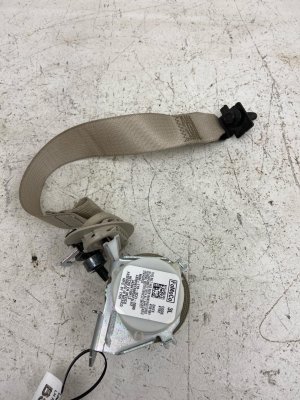 2020-2023 Ford Explorer Tan 3rd Row Seat Belt Assembly - Rear, Left (Driver) (Used OEM)