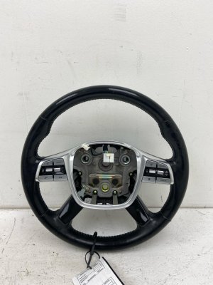 2020-2022 Kia Telluride Black Leather Steering Wheel with Audio Lane Assist and Cruise Controls (Used OEM)