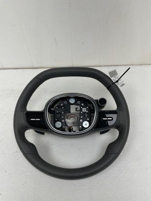 2022-2024 Hyundai Ioniq 5 Gray Heated Leather Steering Wheel Assembly with Controls (Used OEM)