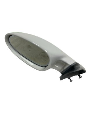 2005-2012 Porsche Boxster White Power Heated Door/Side View Mirror - Left (Driver) (Used OEM)