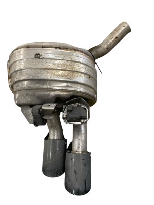 2017-2023 Porsche Panamera Exhaust Muffler with Tips - Rear (Used OEM)