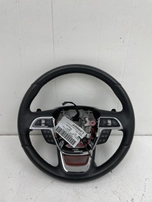 2022-2024 Lincoln Navigator Black Onyx Heated Leather Steering Wheel with Paddle Shifters and HUD Controls (Used OEM)