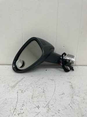 2019-2021 Porsche Macan Gray Power Heated Blind Spot Signal Door/Side View Mirror - Front, Left (Driver) (Used OEM)