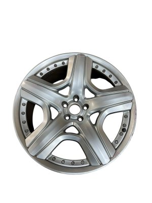 2011-2018 Bentley Continental Silver 21x9.5 5-Spoke Multi-Piece Silver Alloy Wheel (Used OEM)