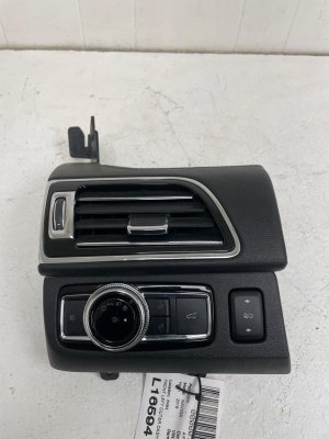 2018-2021 Lincoln Navigator Outer Dashboard Air Conditioning Vent with Headlight and Trunk Controls - Front (Used OEM)
