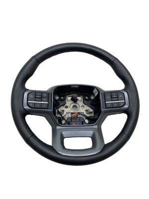 2021-2023 Ford F-150 Black Leather Steering Wheel with Lane Assist (Used OEM)