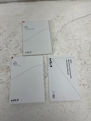 2025-2026 Kia K5 Owners Manual Instruction Guide Book Set with Bag (Used OEM)