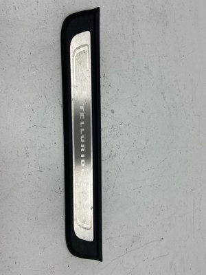 2020-2025 Kia Telluride Door Sill Plate Step Trim - Rear, Left (Driver) (Used OEM)