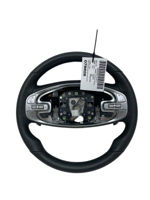 2022-2025 Genesis GV70 Obsidian Black Heated Steering Wheel with Paddle Shifters and Controls (Used OEM)