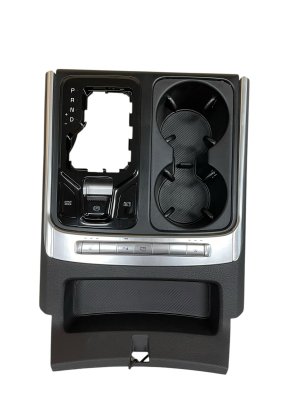2022-2025 Kia Carnival Center Console Cup Holder and Gear Shift Trim Panel with Switches - Front (Used OEM)