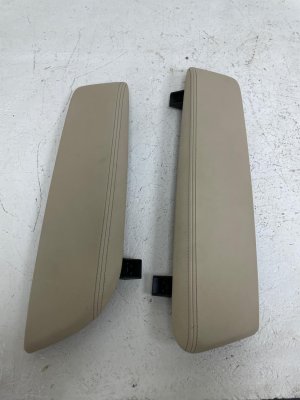 2017-2023 BMW 535i Beige Center Console Armrest Lids (Used OEM)