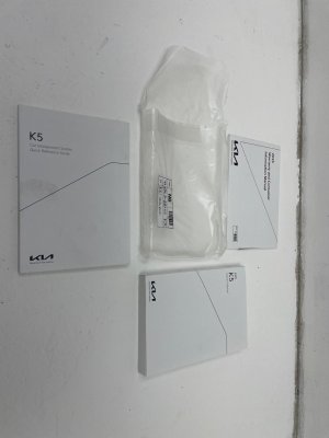 2025-2026 Kia K5 Owners Manual Instruction Guide Book Set with Bag (Used OEM)