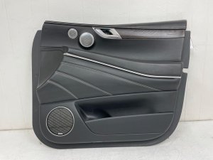 2021-2024 Genesis GV80 Black Door Interior Trim Panel - Front, Right (Passenger) (Used OEM)
