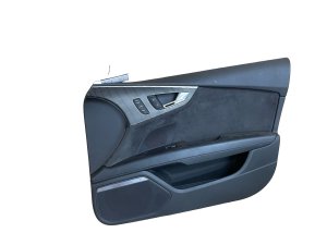 2013-2018 Audi S7 Black Door Interior Trim Panel - Front, Right (Passenger) (Used OEM)