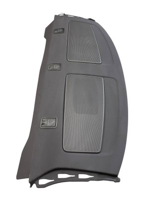 2015-2020 Audi A3 Black Deck Parcel Shelf Speaker Trim Cover Panel - Rear (Used OEM)