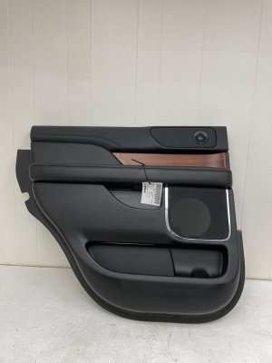 2018-2021 Lincoln Navigator Door Interior Trim Panel - Rear, Left (Driver) (Used OEM)