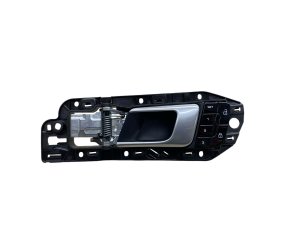 2019-2023 Porsche Cayenne Interior Door Handle with Leather and Memory Switch Panel - Front (Used OEM)