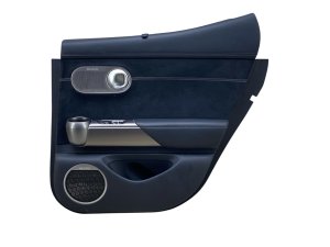 2023-2025 Genesis GV60 Black Door Interior Trim Panel with Suede - Rear, Right (Passenger) (Used OEM)