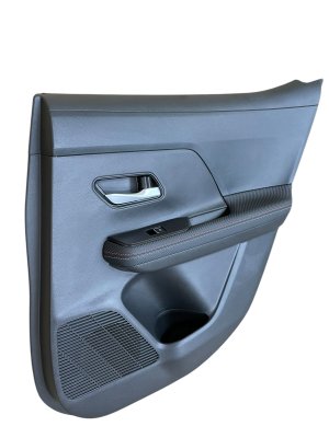 2025 Nissan Kicks Black Door Interior Trim Panel - Rear, Right (Passenger) (Used OEM)