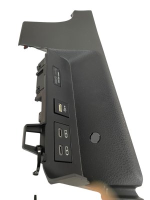2025 Toyota Camry Black Center Console USB Charging Port Station (Used OEM)