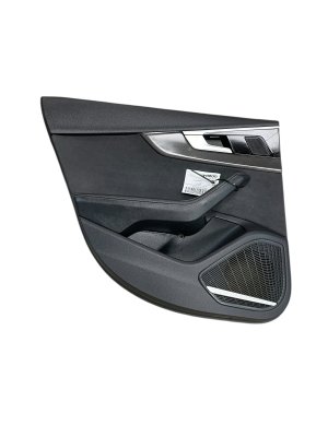 2020-2025 Audi A4 Black Door Interior Trim Panel - Rear, Left (Driver) (Used OEM)