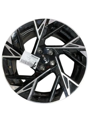2021-2025 Kia K5 Black 18x7.5 Multispoke Black and Silver Machined Alloy Wheel (Used OEM)