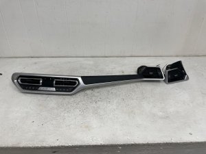 2022-2024 BMW X3 Center and Outer Dashboard Air Vent Trim Panel Set with Climate Controls (Used OEM)