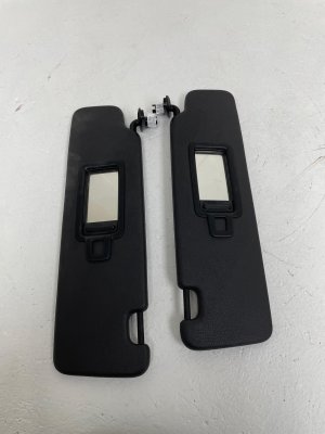 2013-2019 Audi A3 Black Coupe Sun Visor Set - Left (Driver) (Used OEM)