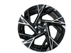 2025-2026 Kia K5 Black 18x7.5 Multi-Spoke Machined Alloy Wheel (Used OEM)