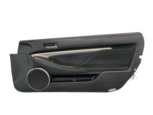 2015-2017 Lexus RC F Black Door Interior Trim Panel - Front, Right (Passenger) (Used OEM)