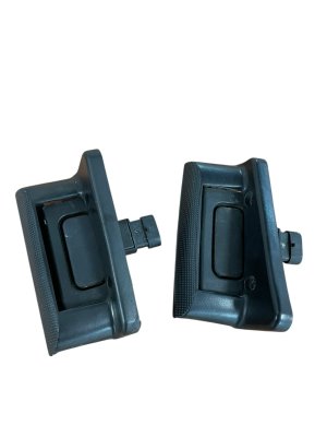 2004-2009 Cadillac XLR Black Door Latch Assembly with Exterior Release Switch - Front, Right (Passenger) (Used OEM)