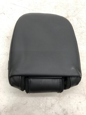 2018-2024 Lincoln Navigator Ebony (Black) 3rd Row Perforated Leather Headrest Skin - Rear, Left (Driver) (Used OEM)