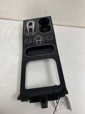 2016-2020 Bentley Bentayga Black Center Console Shifter Surround Cover with Cup Holder - Front (Used OEM)