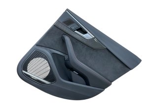 2017-2024 Audi A4 Black Door Interior Trim Panel - Rear, Right (Passenger) (Used OEM)